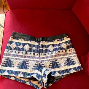 Forever 21 multi weave shorts